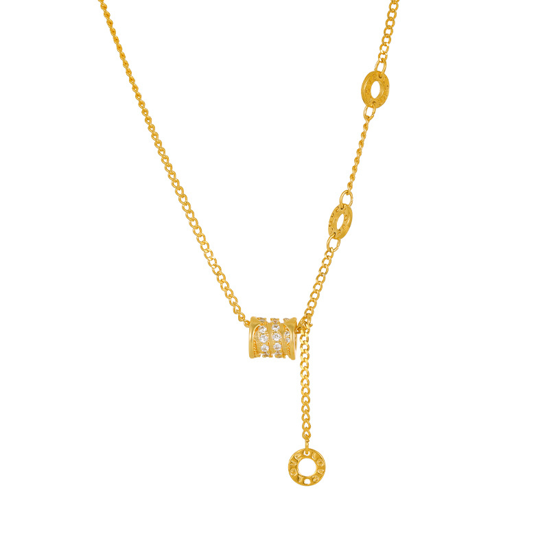 Luz de lujo pequeña cintura simple collar pulsera moda ZIRCON joyería aleación de cobre temperamento ins estilo todo partido diseño sentido