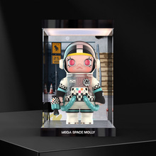 灯箱展示盒适用泡泡玛特MEGA SPACE MOLLY 范斯VANS珍藏系列收纳