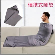 家居服鲨鱼睡袋亲子舒适休闲家居移动睡衣舱旅行舱加厚保暖防着凉