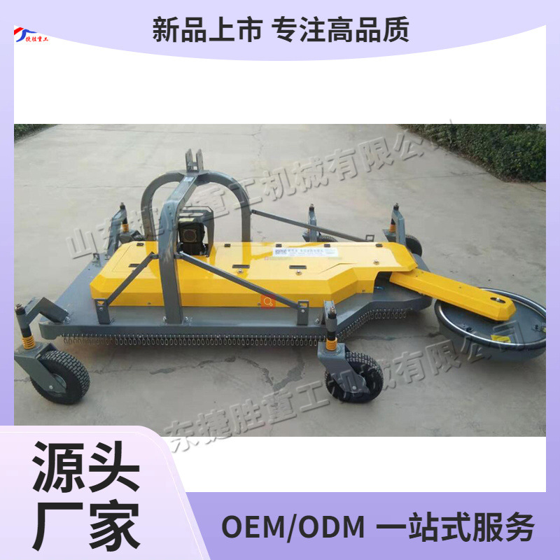 cortadora de césped automática de barreras para huerto de cuatro ruedas trasera cortadora de césped de jardín de doble lado cortadora de malezas de barreras