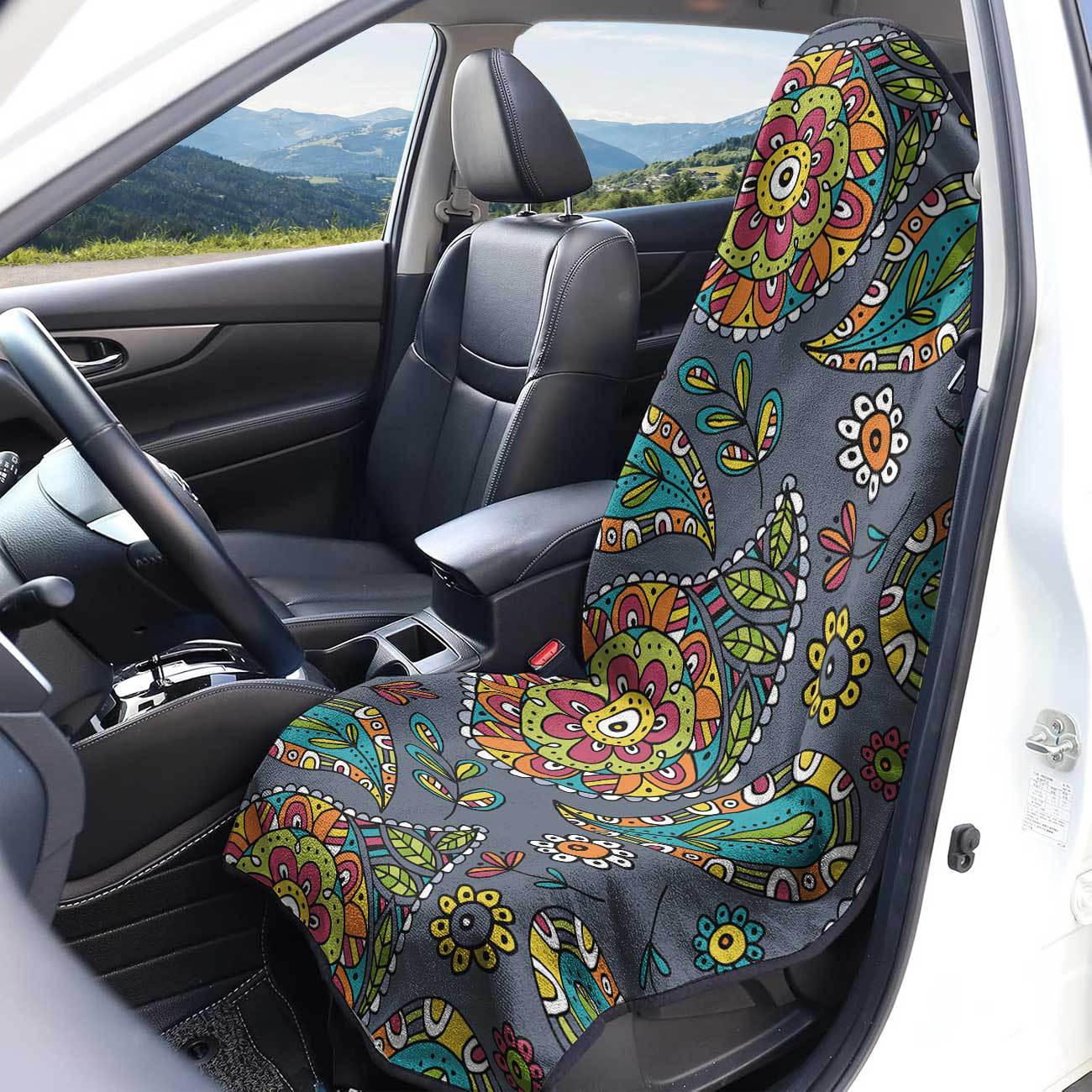 Car seat towel cover, front seat protector, suitable for gym and exercise, universal for all seasons, car use 169