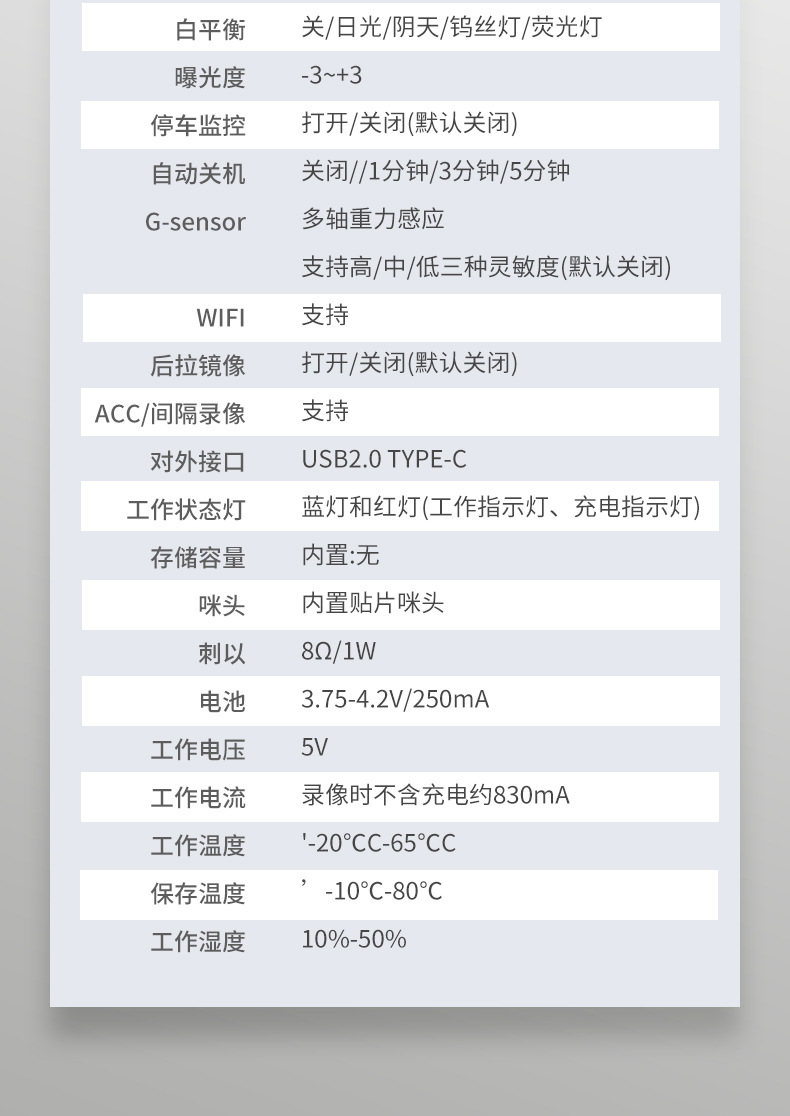 Cross-Border Hd Driving Recorder Single Lens Night Vision Dual Recording Wifi1440P Car Monitoring Recorder Wholesale
