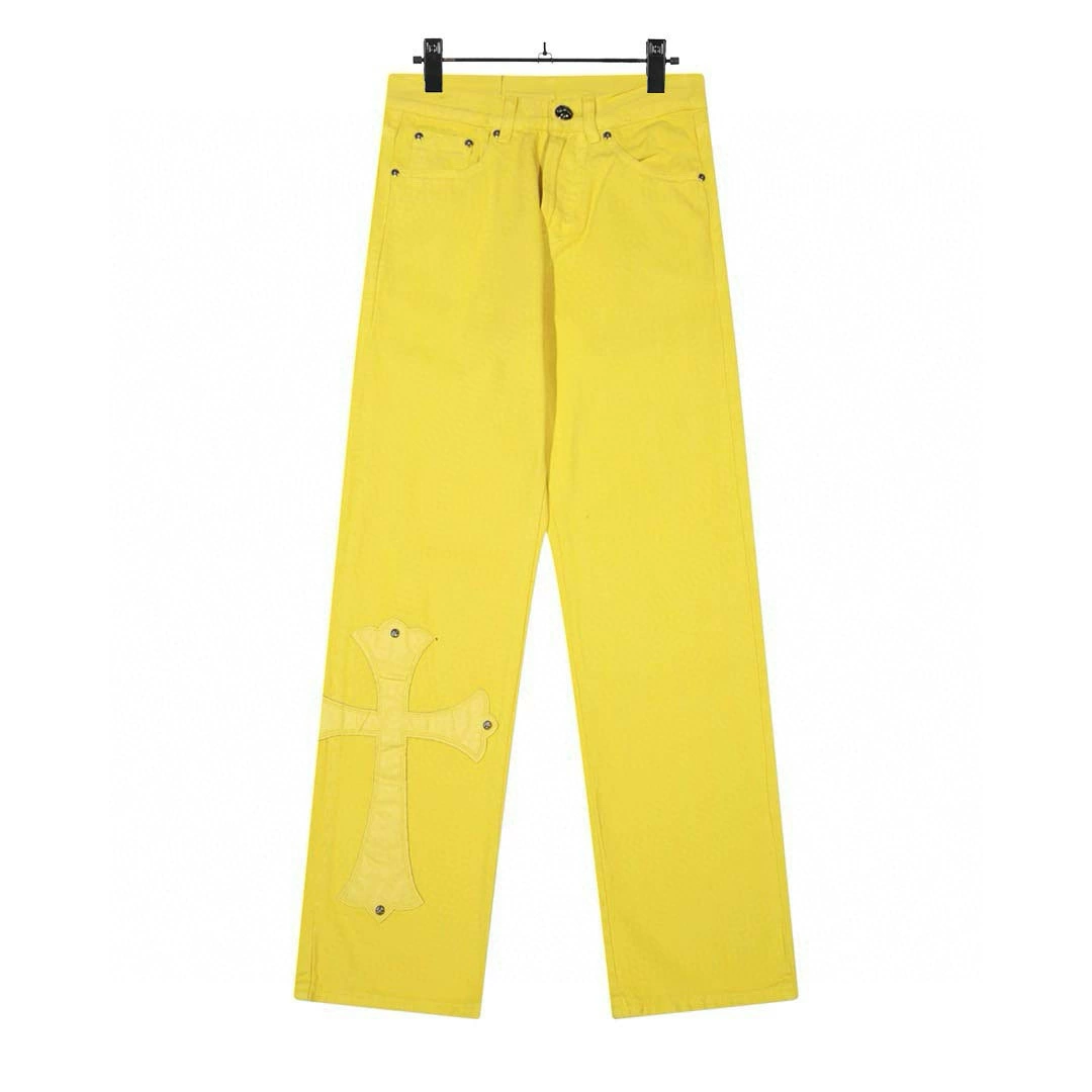 Джинсы из денима для любимой, с вышивкой, oversize, оптовая продажа