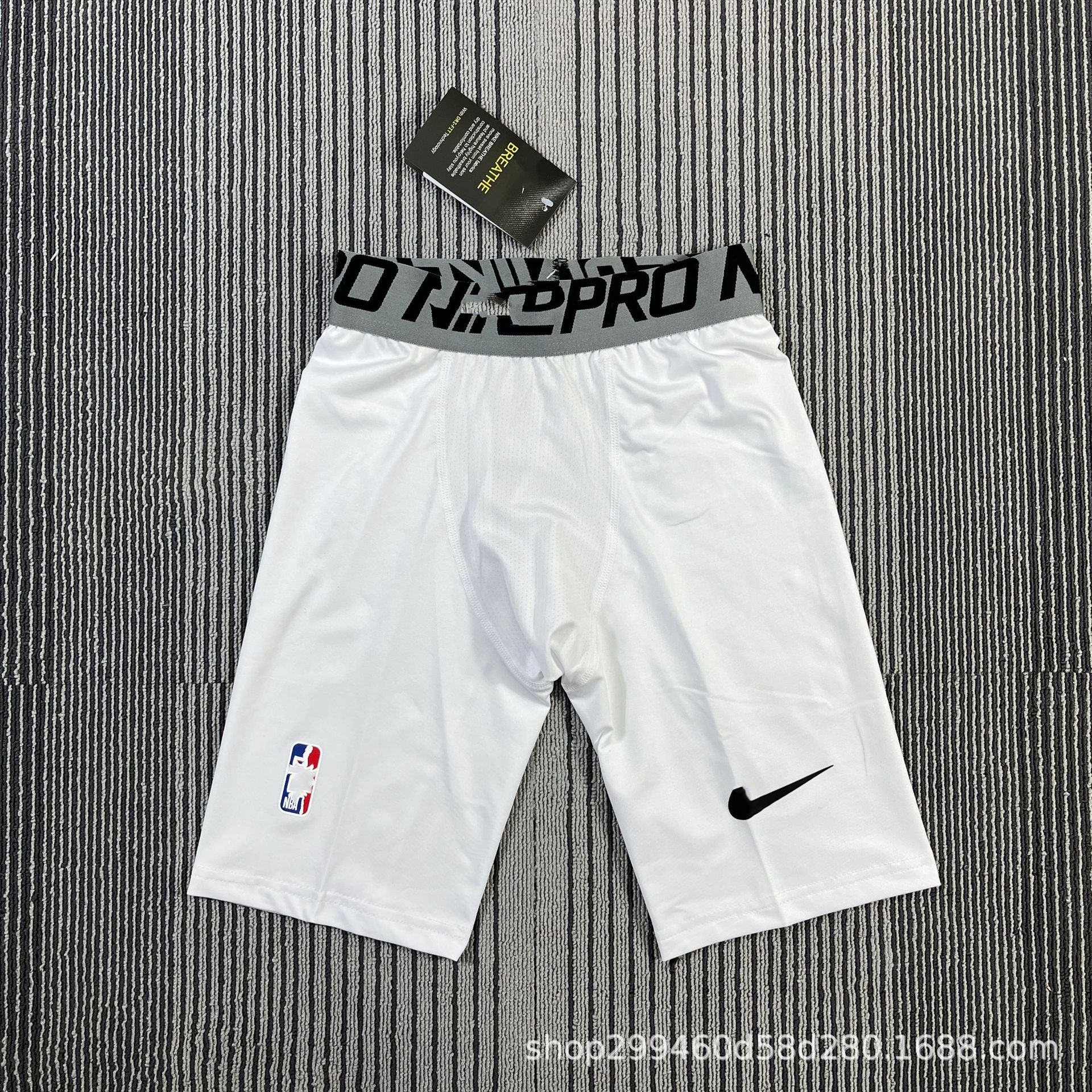 X8 5포인트 타이츠 NBA 화이트