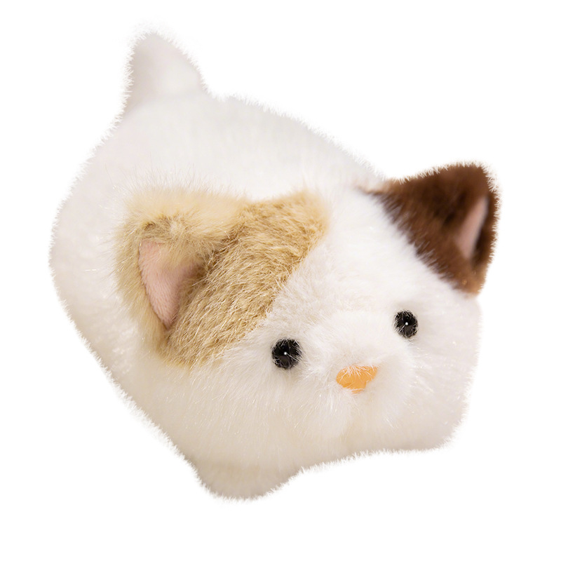 Pingüino, panda, muñeca, mapache, elefante, gato, conejo, mesa de juguetes de peluche con muñecas de tamaño pequeño
