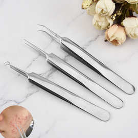 厂家直销不锈钢粉刺夹粉刺针挤暗疮痘痘针去黑头工具批发清痘