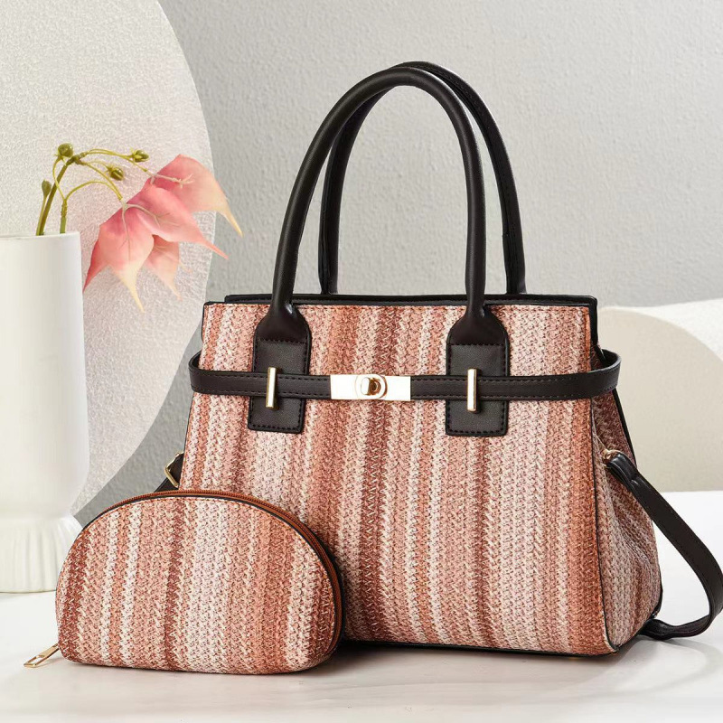 Dos piezas de nuevo bolso de mujer, moda, moda, bolsas de gran capacidad.