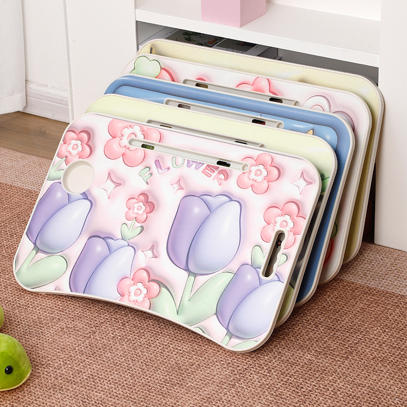 Escritorio de cama plegable mesa de computadora dormitorio dormitorio dormitorio estudio casero pequeña mesa de madera sólida