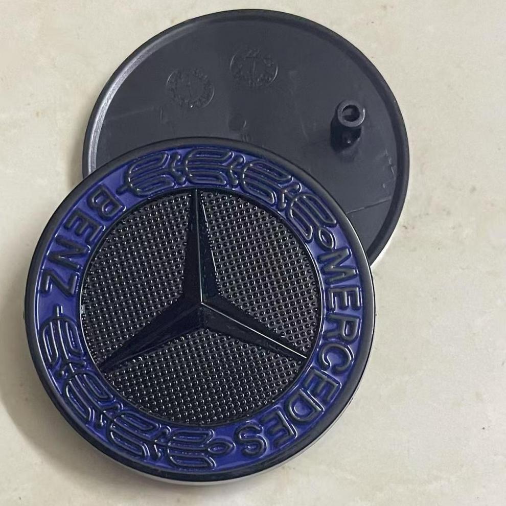Suitable for Mercedes-Benz Hood Logo, New C-Class, A-Class, Gla, Cls, Cla Hood Emblem, Hood Logo, Black