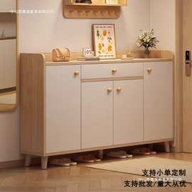实木芯鞋柜家用门口现代简约入户储物柜楼道入户玄关柜一体鞋架