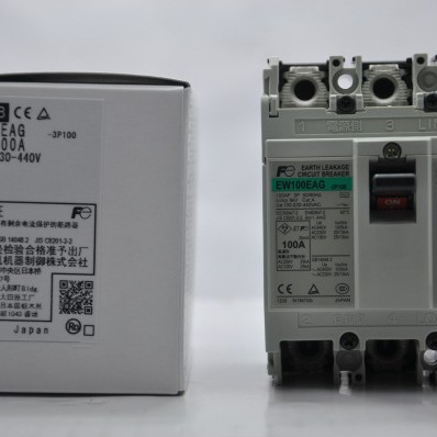富士漏电断路器EW100EAG 3P 100A 30MA EW100EAG 3P 100B  30MA