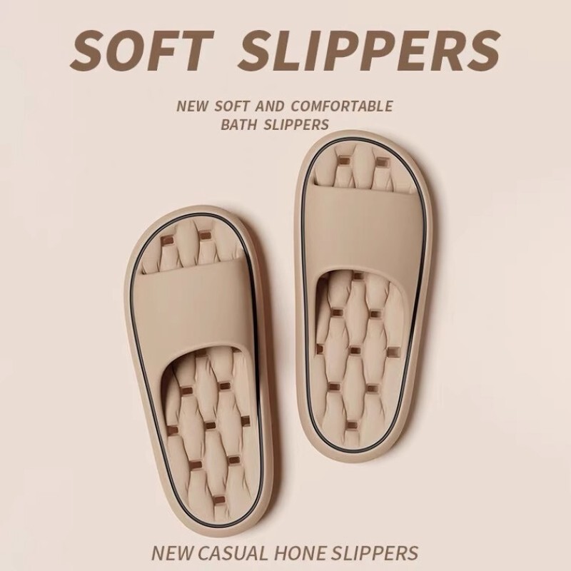 Guest Slippers Bathroom Slippers Eva Home Fashion Indoor New Summer Breathable Leaking Texture Sandals