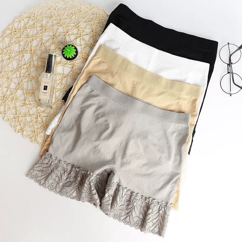 Летние женские взрывы бесшовные брюки безопасности кружева три точки анти-свет леггинсы производителей оптом