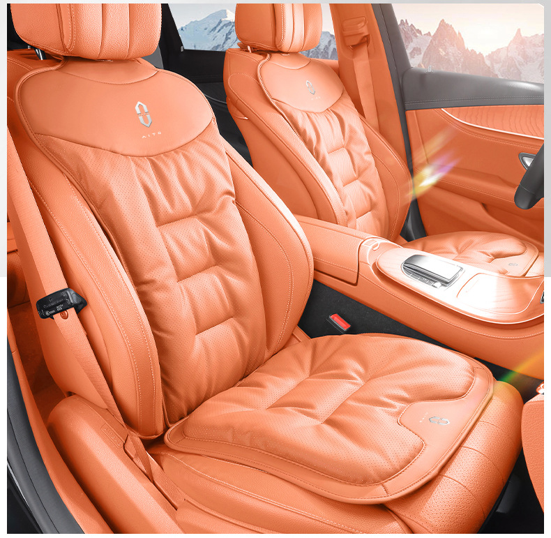 Suitable for Mercedes-Benz Audi Bmw 2024 New Car Seat Cushion, Breathable Four-Season Universal Seat Cushion