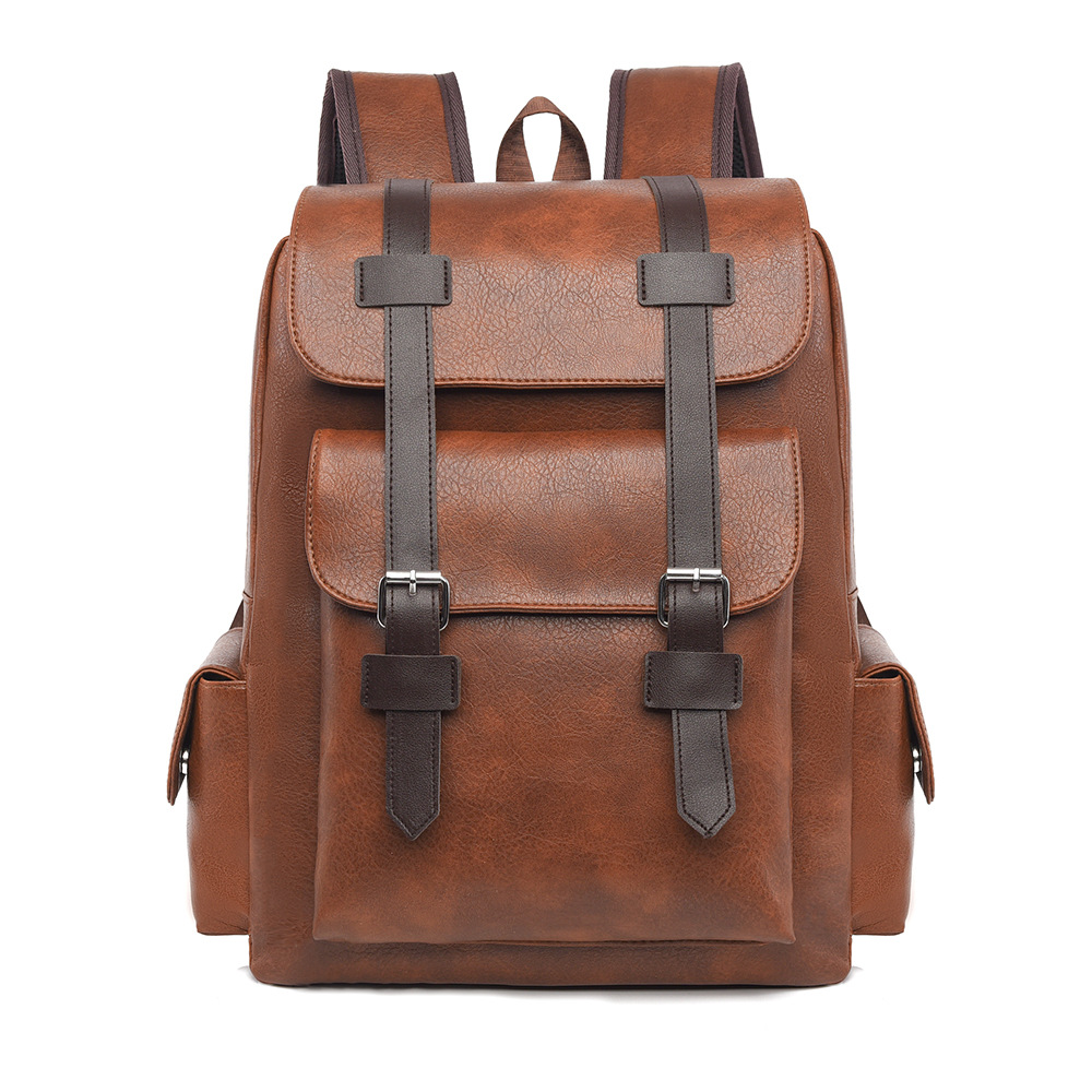 Mochila para hombre 2024 nueva moda europea y americana viaje mochila de computadora de gran capacidad para estudiantes de secundaria mochila escolar casual bolso para hombre