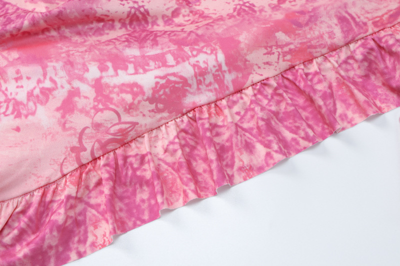 Title 10, European and American style printed sleeveless ...