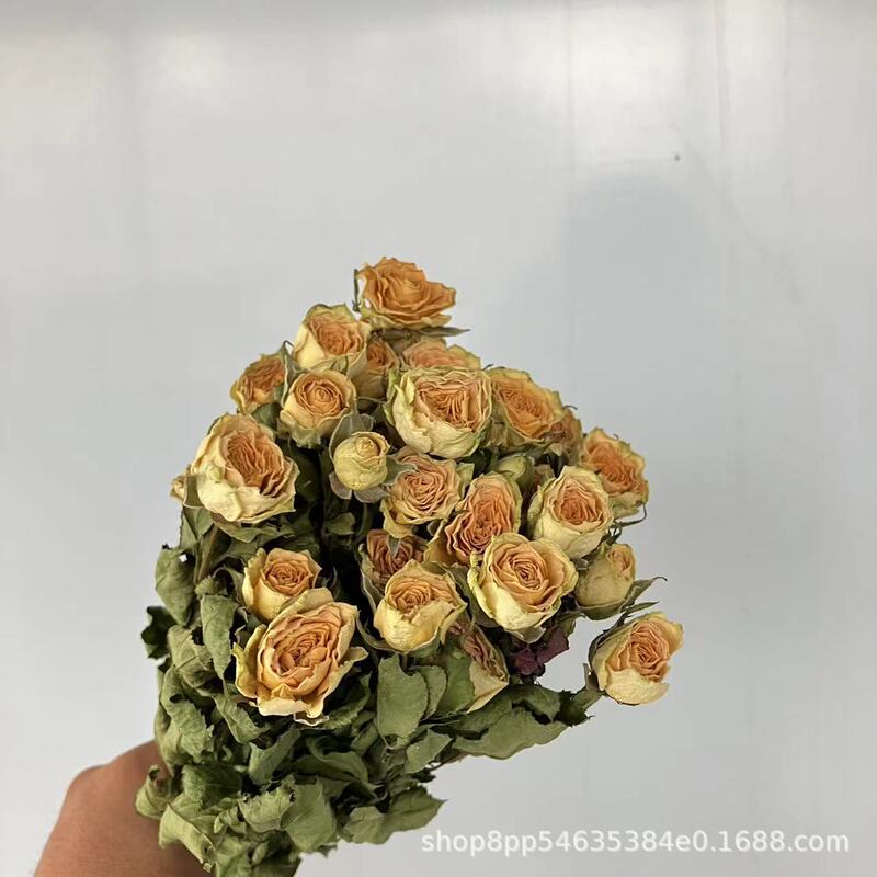 多頭バラ泡薔薇乾花薔薇花束雲南乾花滴糊花フォトフレーム花材補助材飾り|undefined
