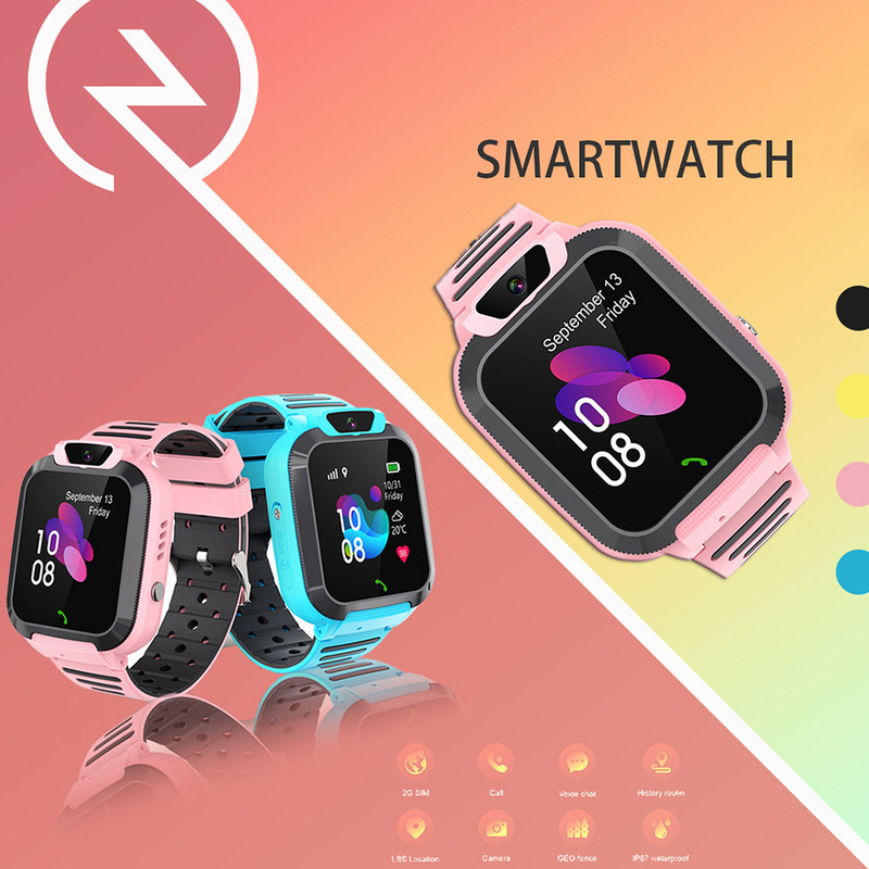 Cross-Border 4g Children's Phone Watch with Sim Card Slot, Video Call, Emergency Call, Electronic Fence, Photo Taking, and Location Tracking Smart Watch