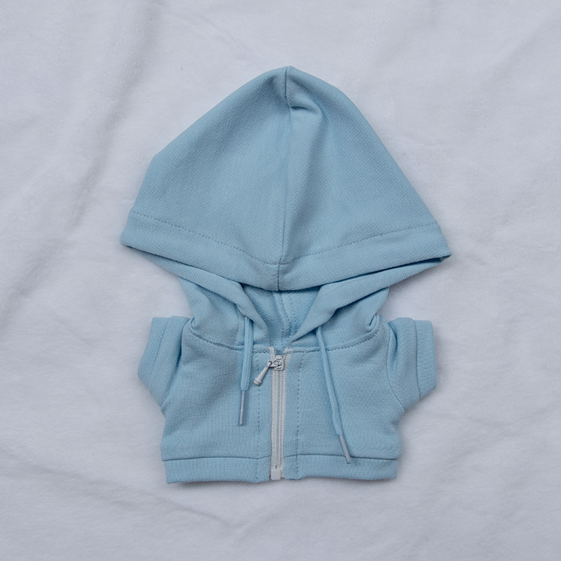 Labubu ペンダント ブラインドボックス フード付きスウェットシャツ Labubu ベビー服スーツ Tシャツ パンツ 人形服 着せ替え|undefined
