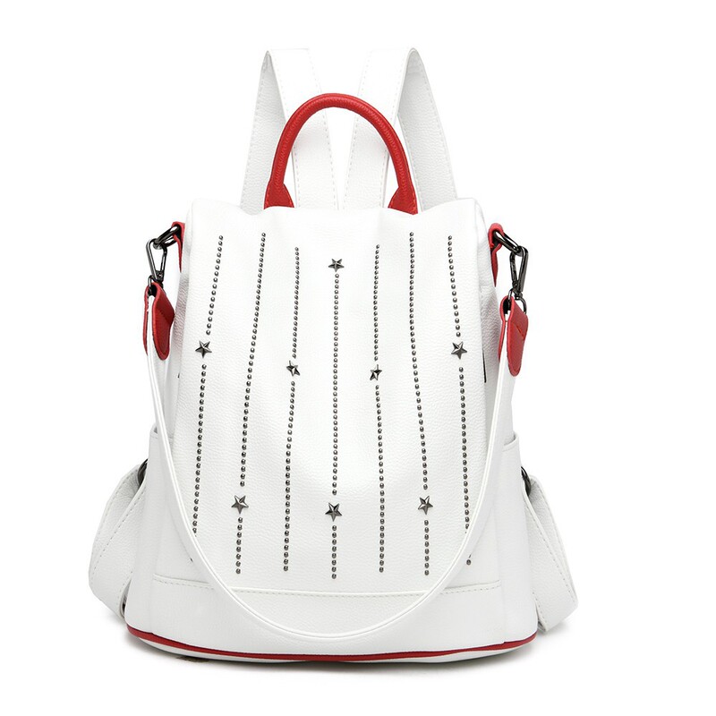 Fashion Trendy Large-Capacity Single Shoulder Bag Stylish Ins Pu Leather Women's Backpack Fashion Trendy Large-Capacity Single Shoulder Bag Stylish Ins Pu Leather Women's Backpack