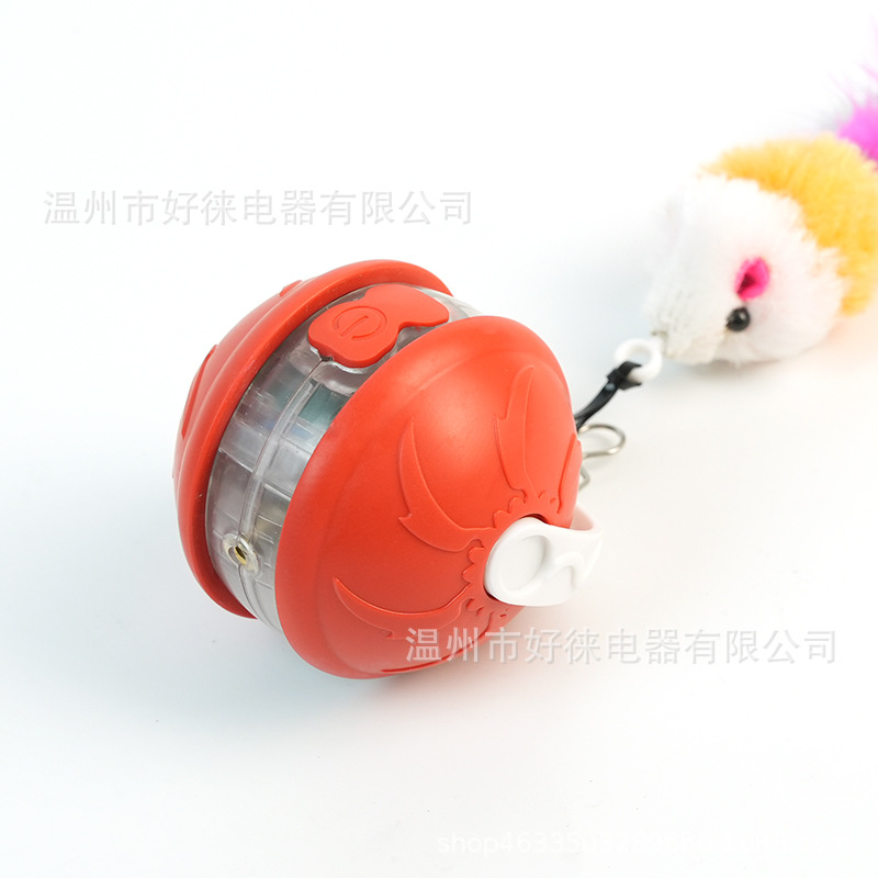 소용돌이 레이저 고양이 공 레드