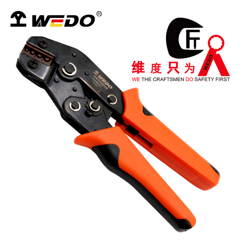 WEDO维度工厂直供精密裸端子压接钳7.5寸0.5-6.0mm² WEDO2244