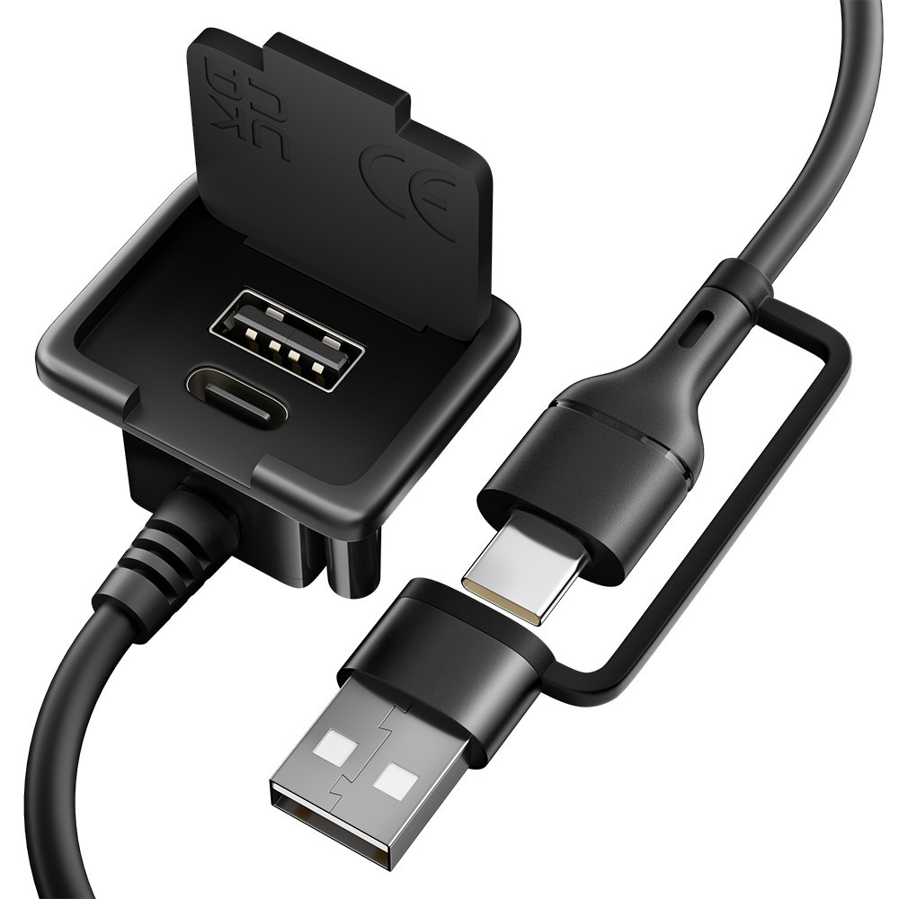 Backpack External Interface Bag USB Extension Cable Backpack Accessories Four-In-One Backpack External Fast Charging Charging Cable