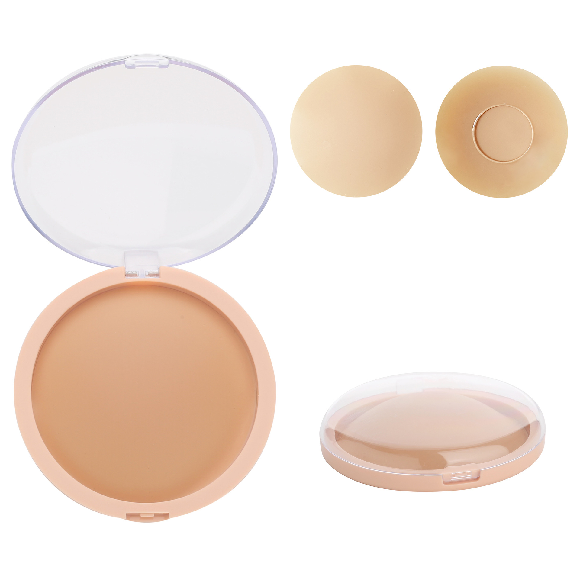 파운데이션 스킨 7# 휴대용 파우더 퍼프 케이스 포함