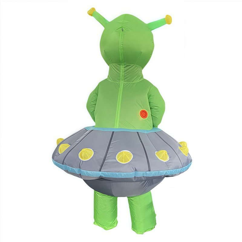 Ventas calientes grandes ojos tentáculas alienígenas trajes inflables nave divertida juego de rendimiento de la fiesta del campus ropa inflable