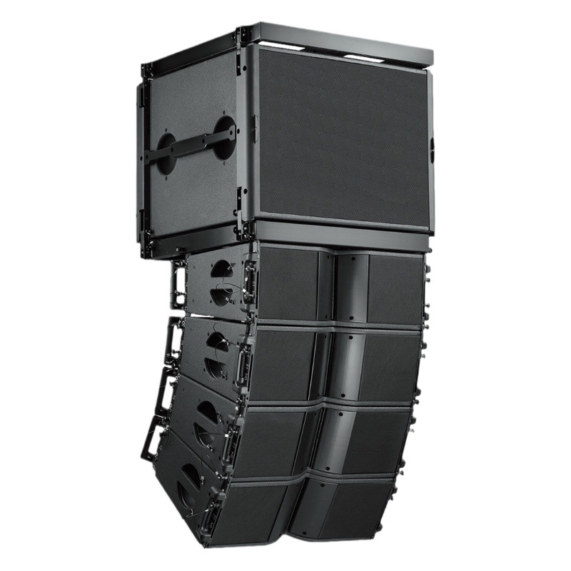 Altavoz line array profesional doble de diez pulgadas para espectáculos en exteriores, altavoz line array para bares y KTV.