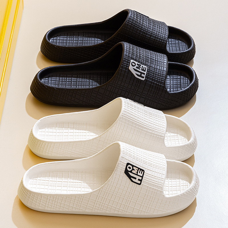 Qidashun Eva Slippers for Women, New Summer Indoor Home Non-Slip Slippers for Men, Couple's Thick-Soled Slippers for Summer