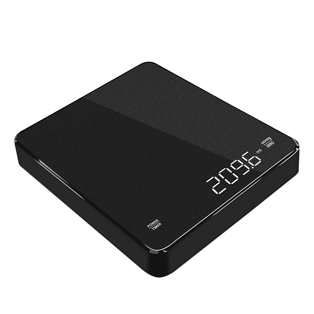 咖啡秤源头厂家手冲咖啡称充电计时自动清零电子秤家用厨房秤烘焙