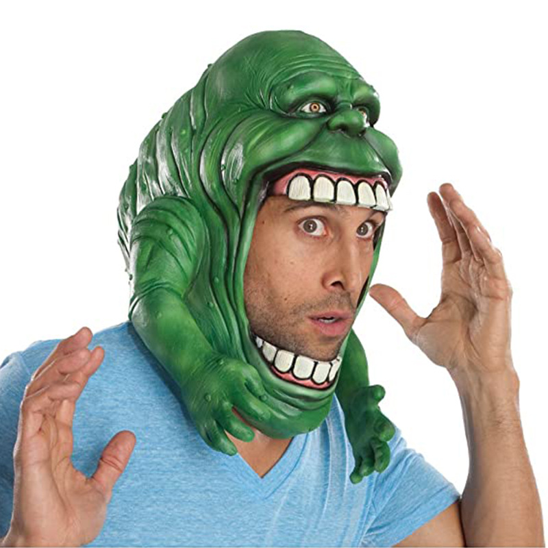 亚马逊热卖恐怖食人蛙动物头套疯狂的青蛙乳胶面具沙雕恶搞道具