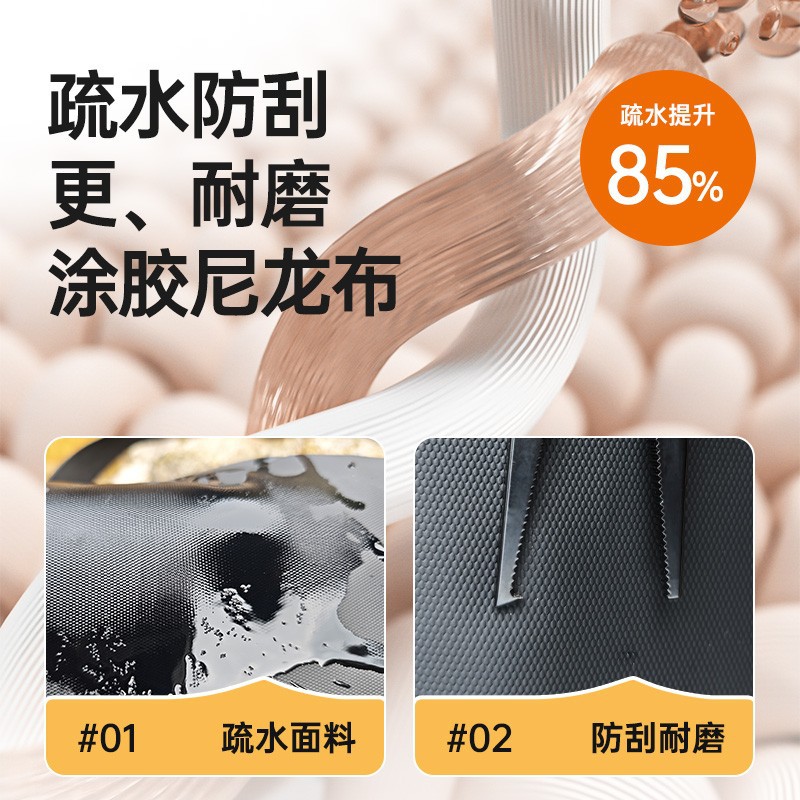 Bolsa de cintura multifuncional, mochila de hombro, mochila de tramo inclinada impermeable y resistente al desgaste, bolsa de almacenamiento para equipos de pesca especiales image 3