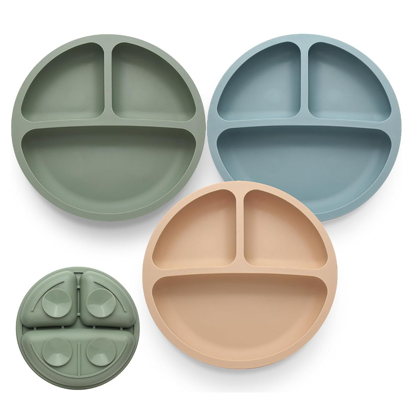 Dinner plate-[pack of 3] coffee + military green + dark blue
