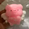 Angel pink pig