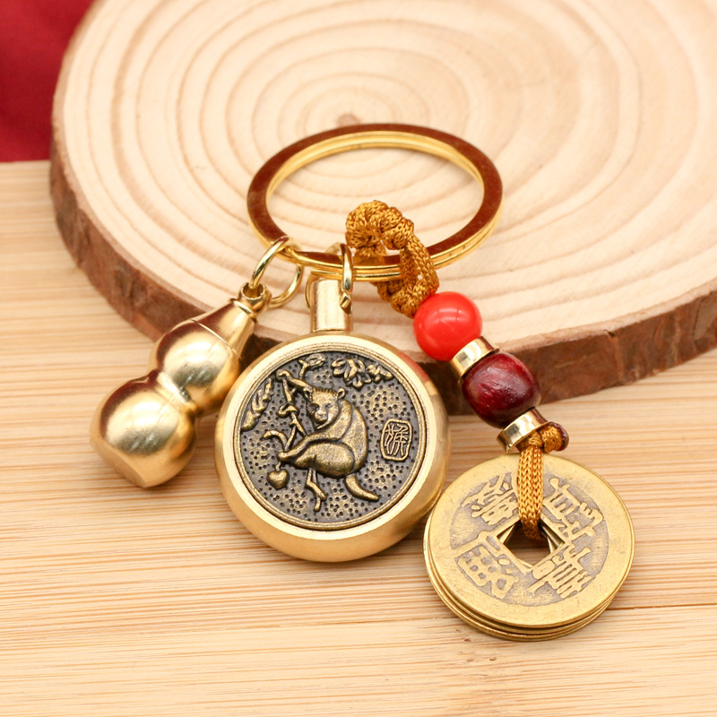 [원숭이] 별자리 행운 + 오제 돈 갈색 밧줄 + 조롱박