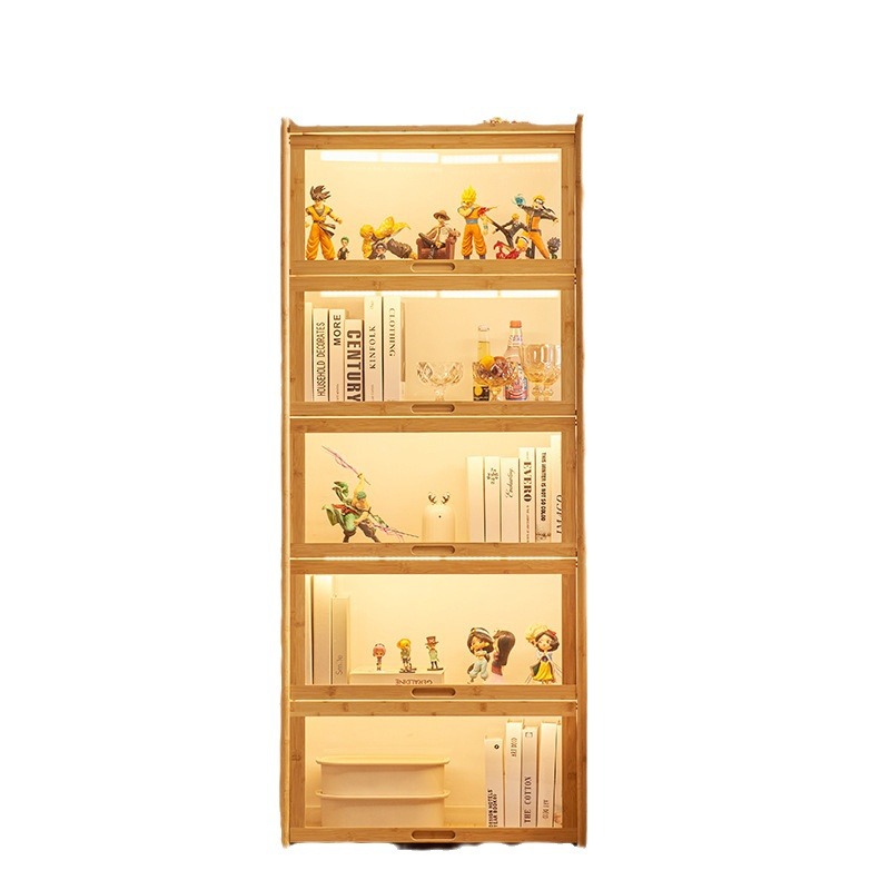 Lego gabinete de exhibición gabinete hecho a mano estante de exhibición gabinete de acrílico juguete anime modelo estante de almacenamiento transparente