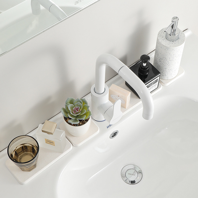 Cross-border Amazon Coaster suit Faucet Mat Washtable Mat Instant Absorbent Drying Mat Kitchen Sink Mat