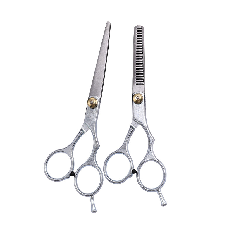 Set de tijeras de peluquería, tijeras planas de dientes adelgazantes y para flequillos, venta al por mayor de fábrica