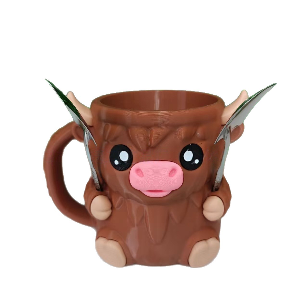 Stock Highland Cow Ice Pint Holder Highland Cow Ice Pint Holder