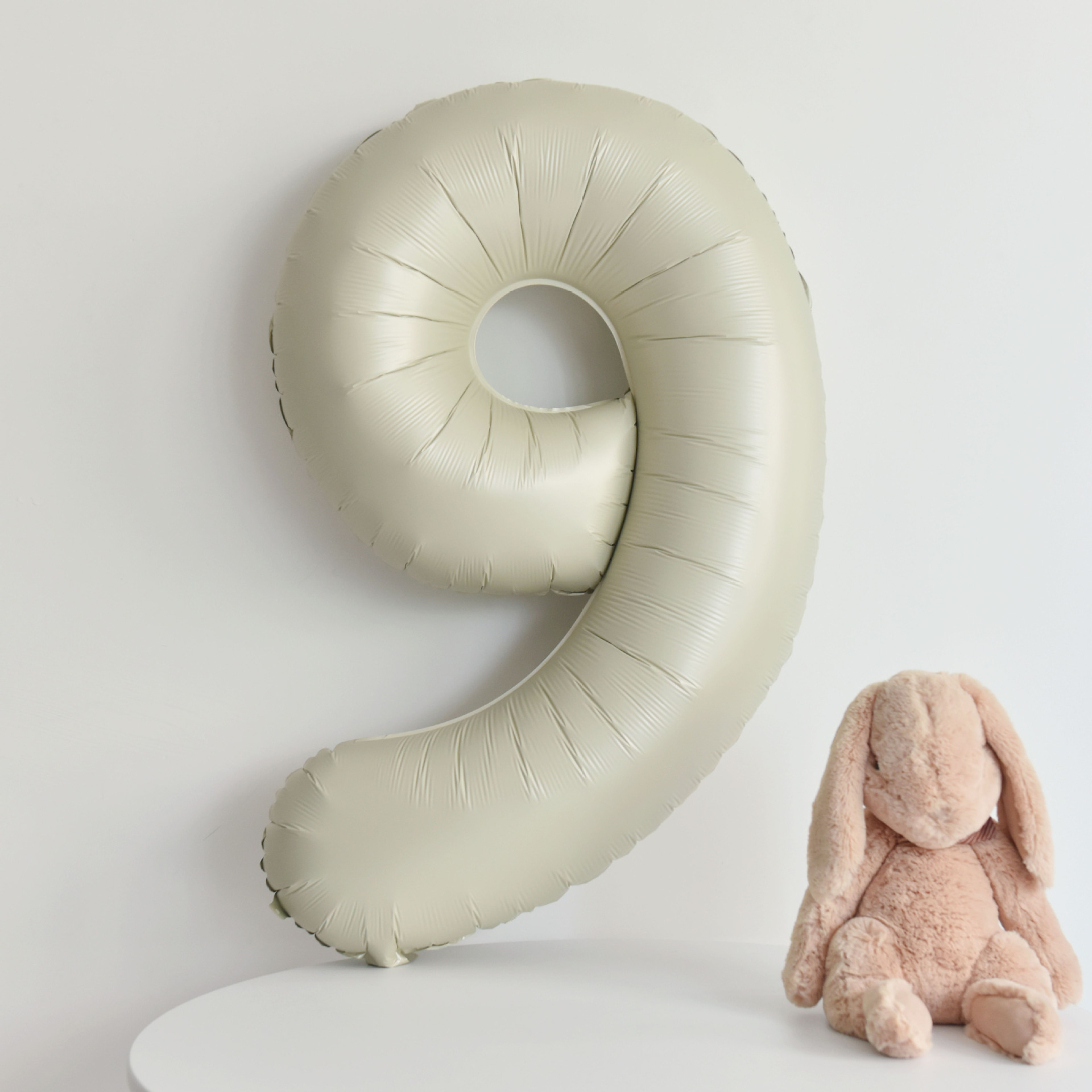 Ins globos digitales de color crema decoración de cumpleaños de bebé escena fiesta ambiente de cumpleaños accesorios de fotografía decoración