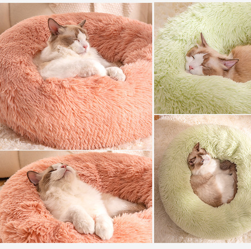 Cat bed all-season universal winter warm deep sleep bed pet mat cat mat winter dog bed warm pet supplies