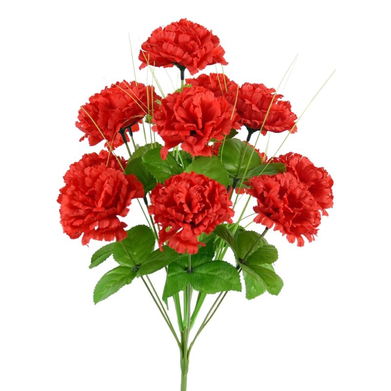 flores de seda colocadas en el cementerio del cementerio del cementerio de flores de 12 claves de fruta verde