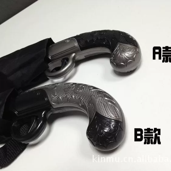 Прямые продажу завода Creative Umbrella Классическое западное оружие Два открытия зонт зонт зонт Wit Point зонт сумки Маленький зонт оружие