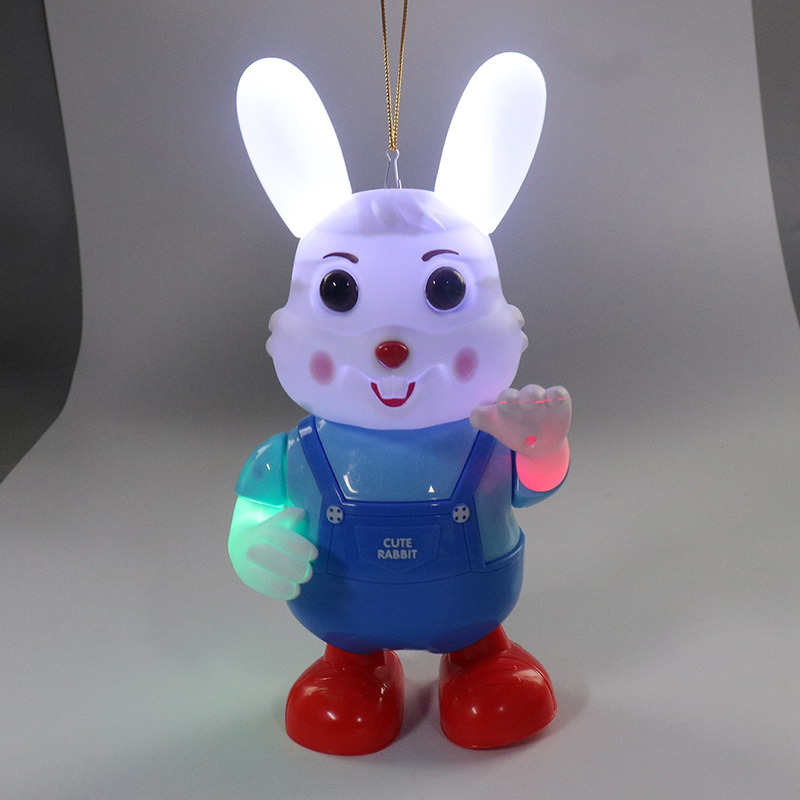 Douyin mismo eléctrico bailando conejito cantando bailando conejito robot juguetes educativos para niños