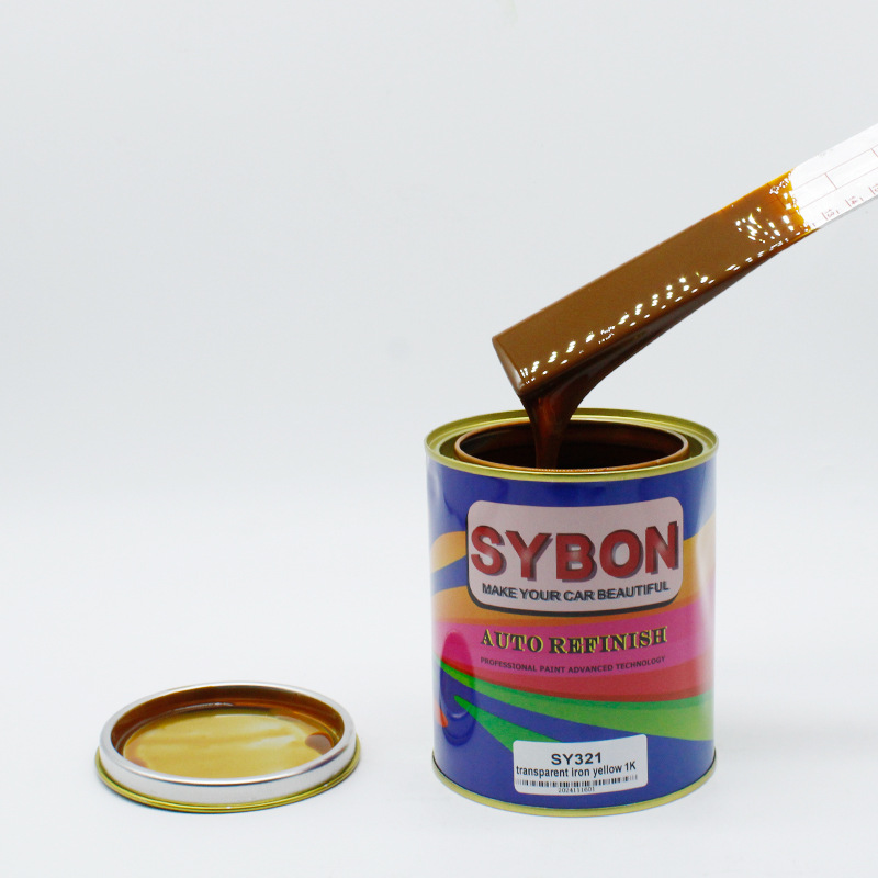 外贸透明铁黄汽车漆 transparent iron yellow automotive paint