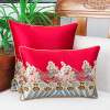 Chinese embroidery, sofa from natural wood, pillow for bed, pillowcase, with embroidery