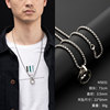 Brand accessory hip-hop style, sweater, necklace stainless steel, wholesale