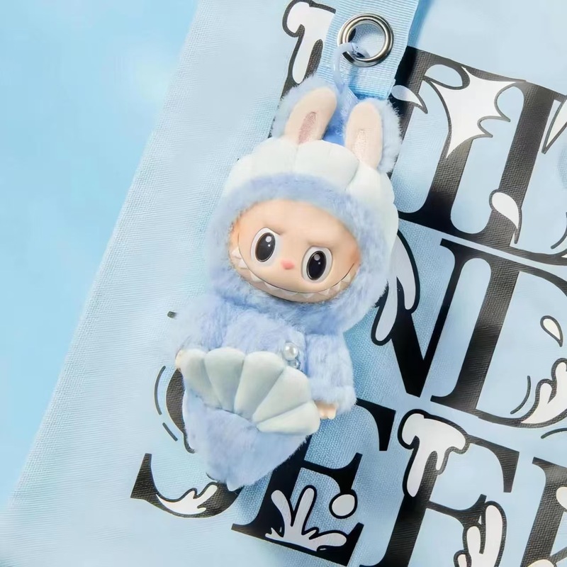 バブルマート ラバーグッズ ぬいぐるみ LABU シンガポール新商品 フィッシュテールライオン ラバーグッズ フェイスハンガー トレンド クリエイティブ|undefined